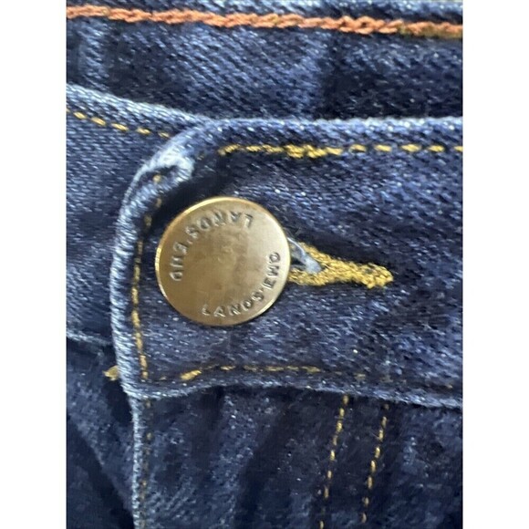 EUC‎ Lands End Kids Jeans Boys 12 Relaxed Fit Adjustable Waist - Picture 2 of 5